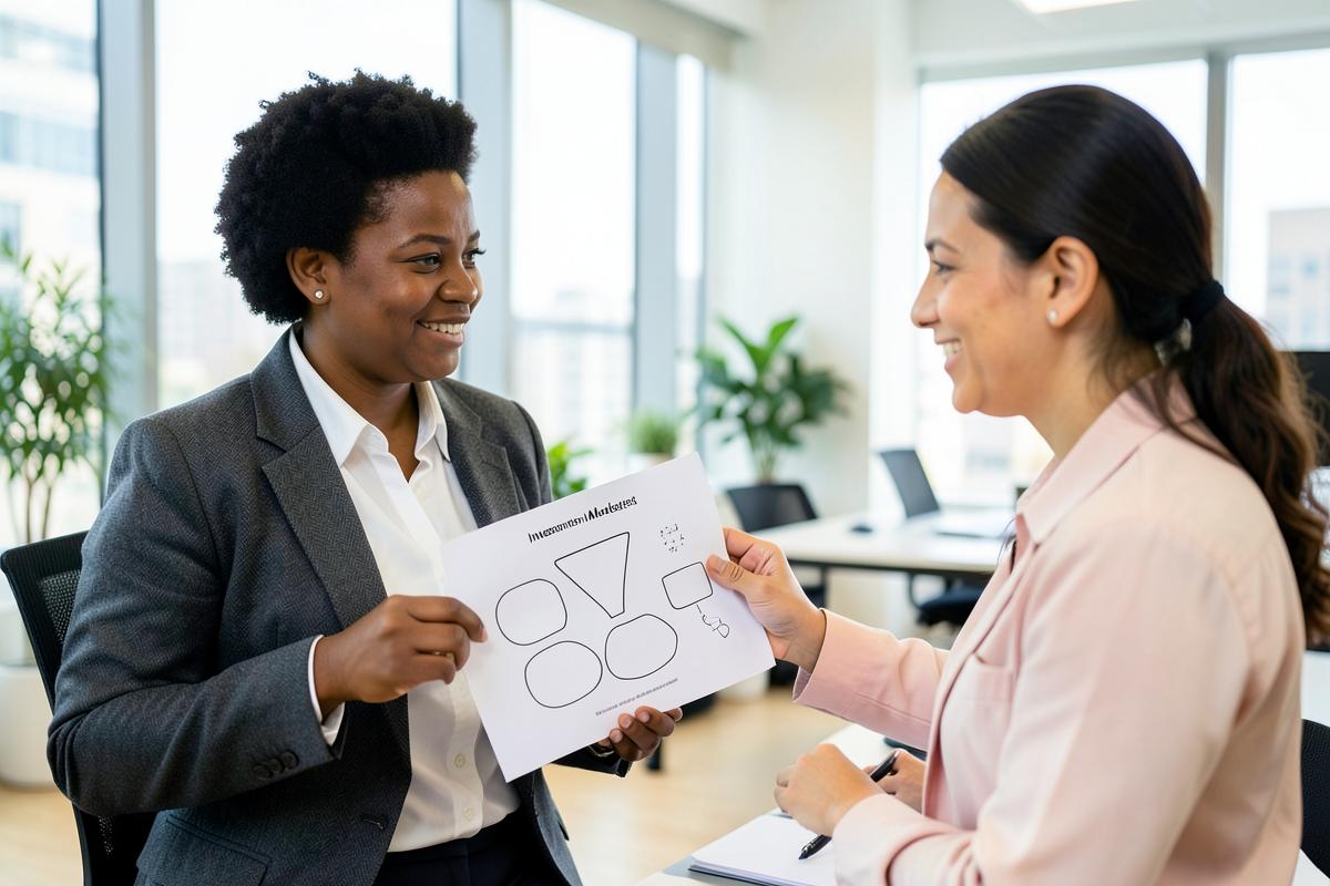 Caribbean professionals at work on customer personas for MEDIAL