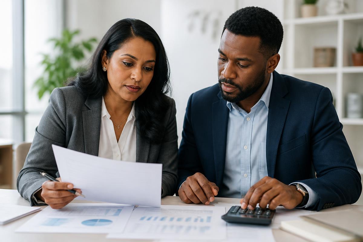 Caribbean professionals at work on impact analysis for UNVEIL