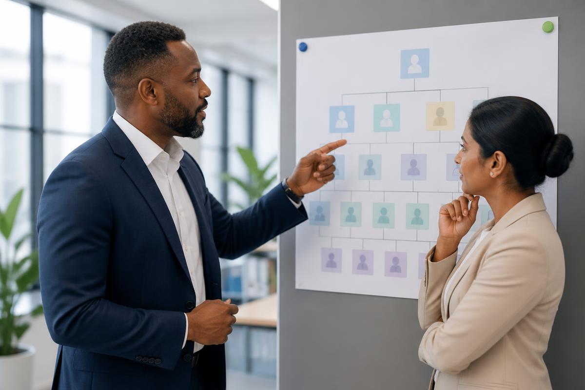 Caribbean professionals at work on organizational structure for UNVEIL