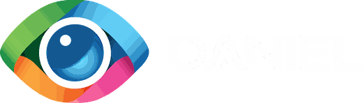 DANIEL logo — eye mark for data analytics and data science