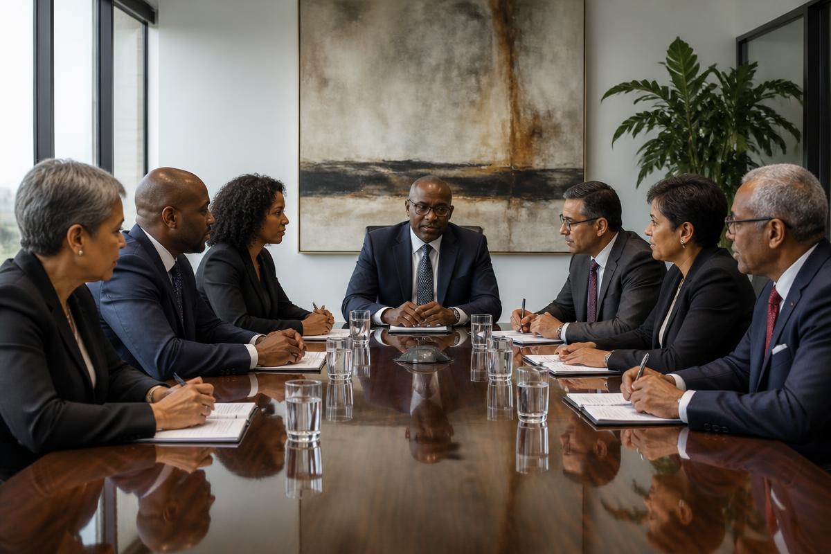 Caribbean professionals at work on corporate governance for UNVEIL