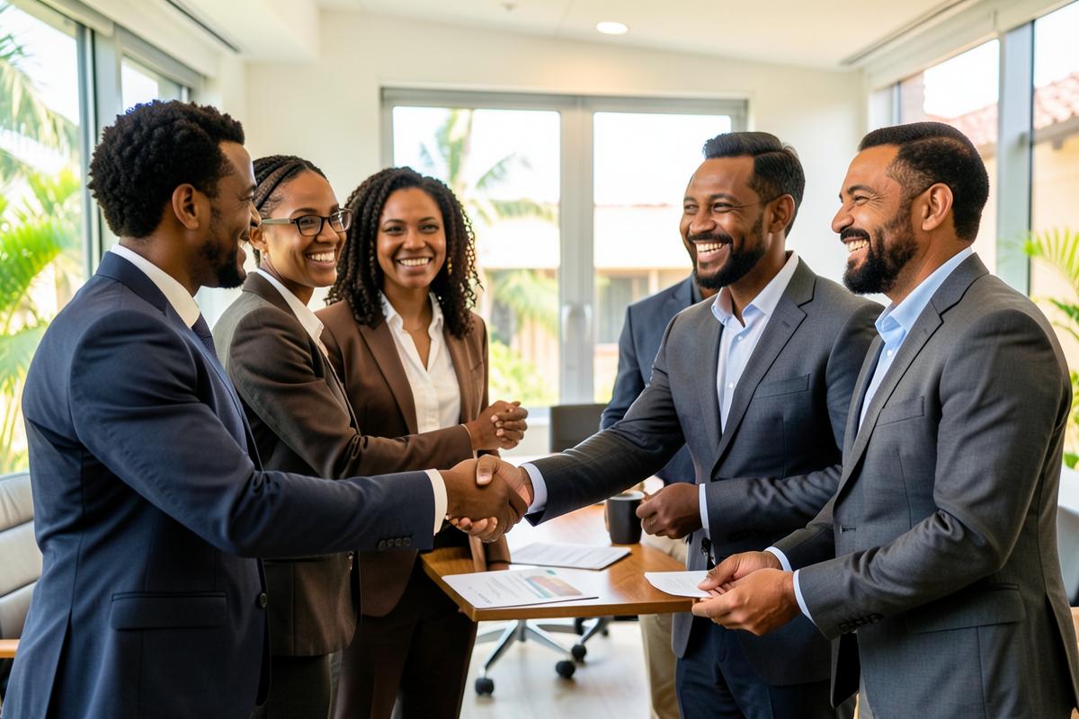 Caribbean professionals at work on growth strategy for METAMO