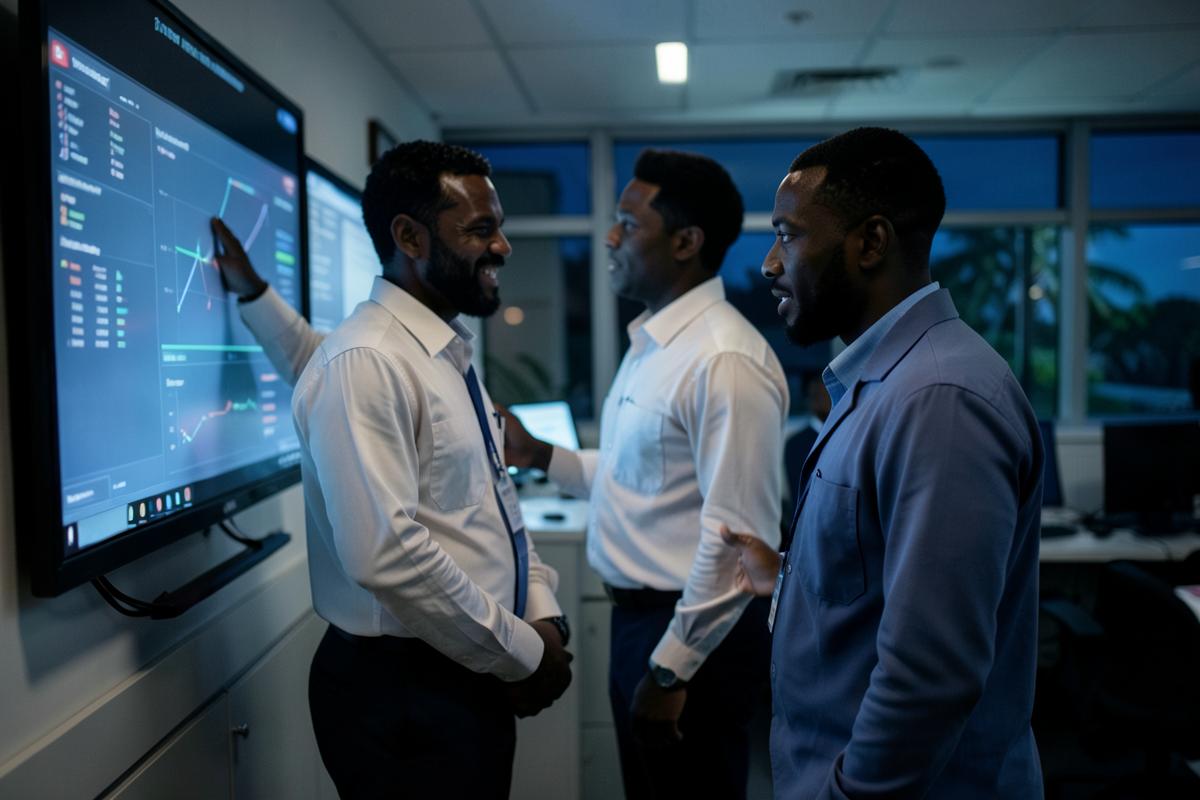 Caribbean professionals at work on incident response & security monitoring setup for CHERUBIM