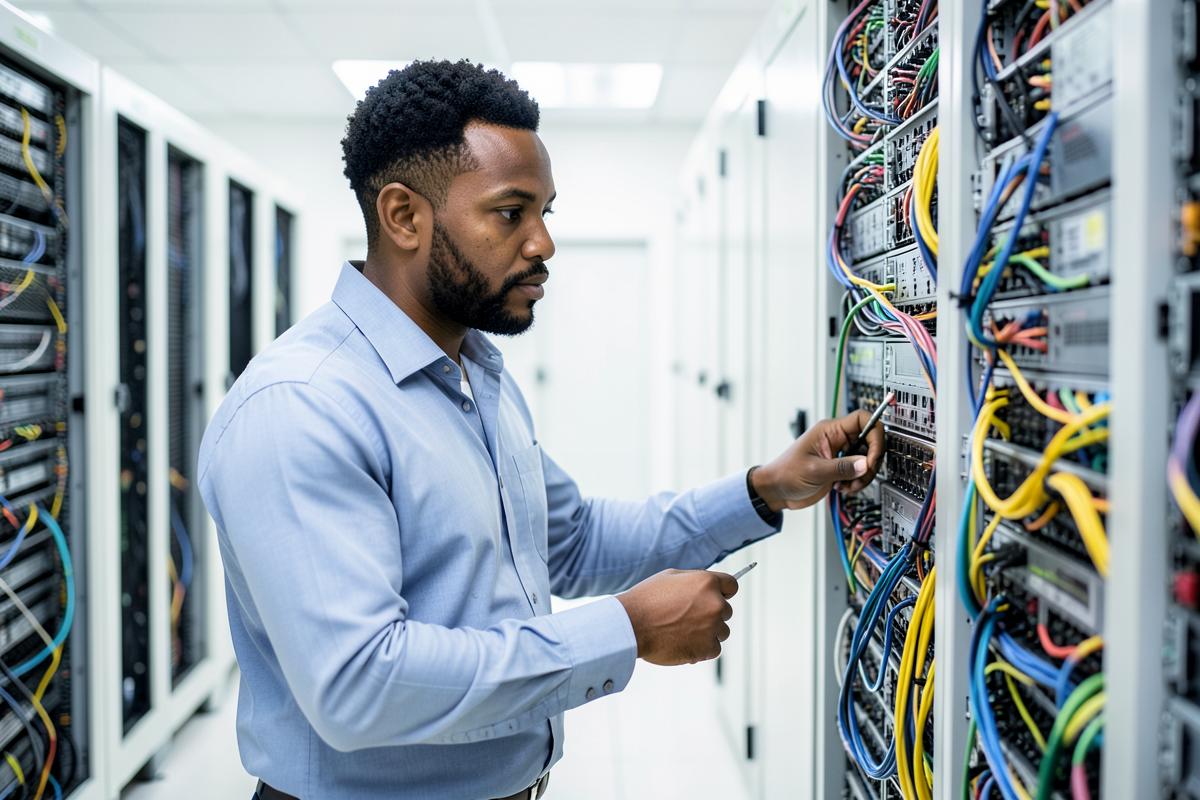 Caribbean professionals at work on network security assessments for CHERUBIM