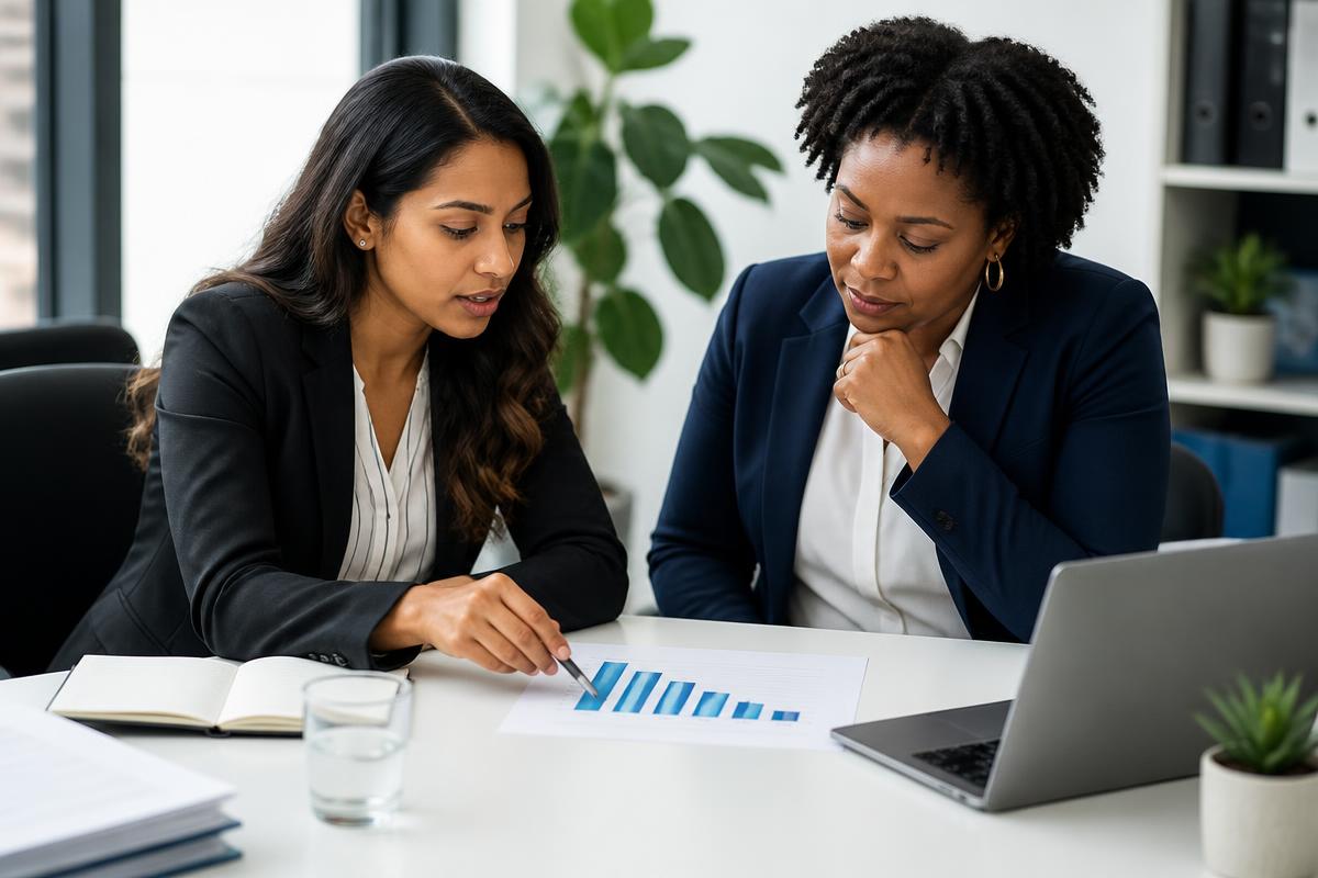 Caribbean professionals at work on pareto analysis for UNVEIL