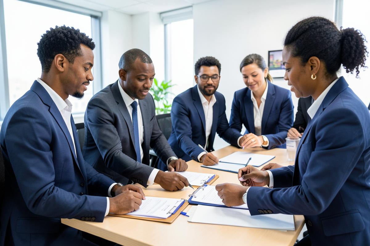 Caribbean professionals at work on it audit readiness for CHERUBIM