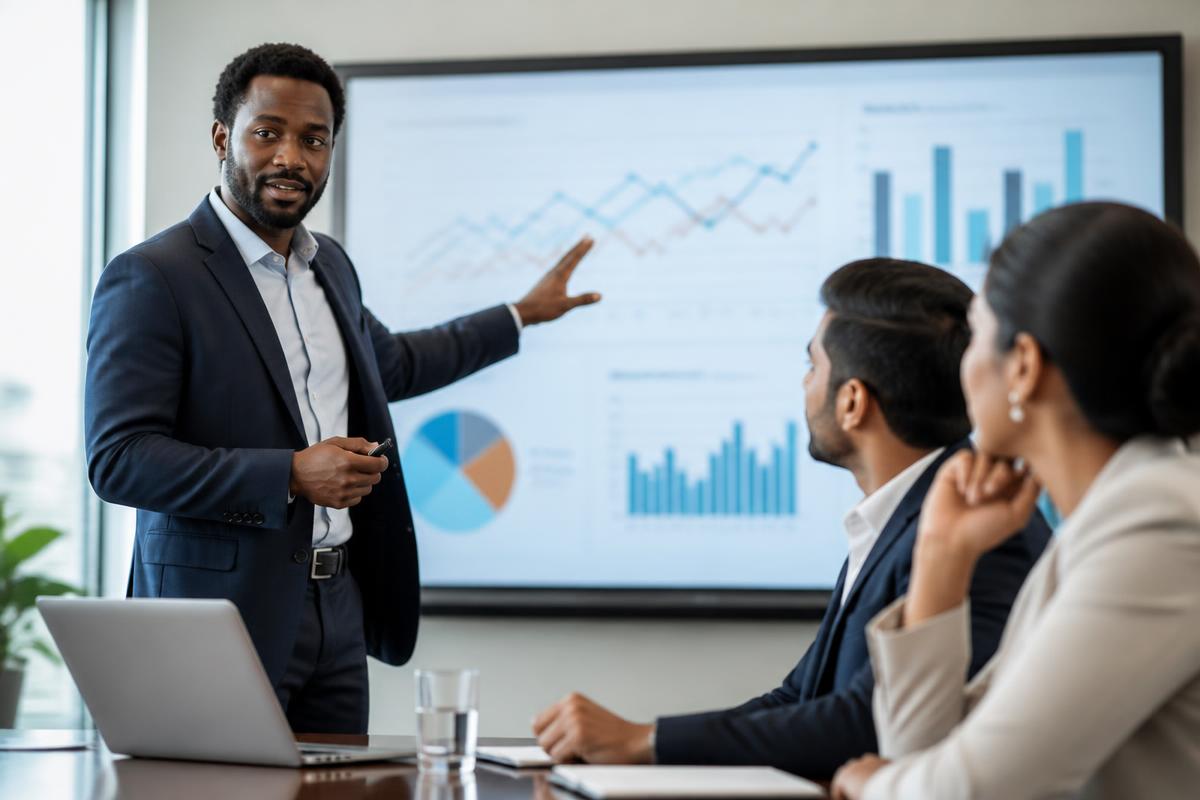 Caribbean professionals at work on market trends for UNVEIL
