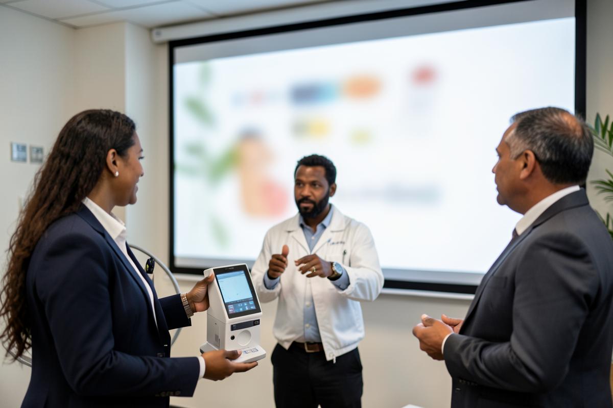 Caribbean professionals at work on prospecting for MEDIAL