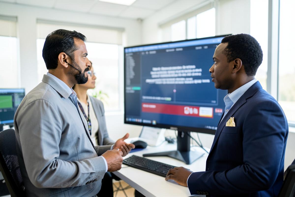Caribbean professionals at work on microsoft defender portal for CHERUBIM