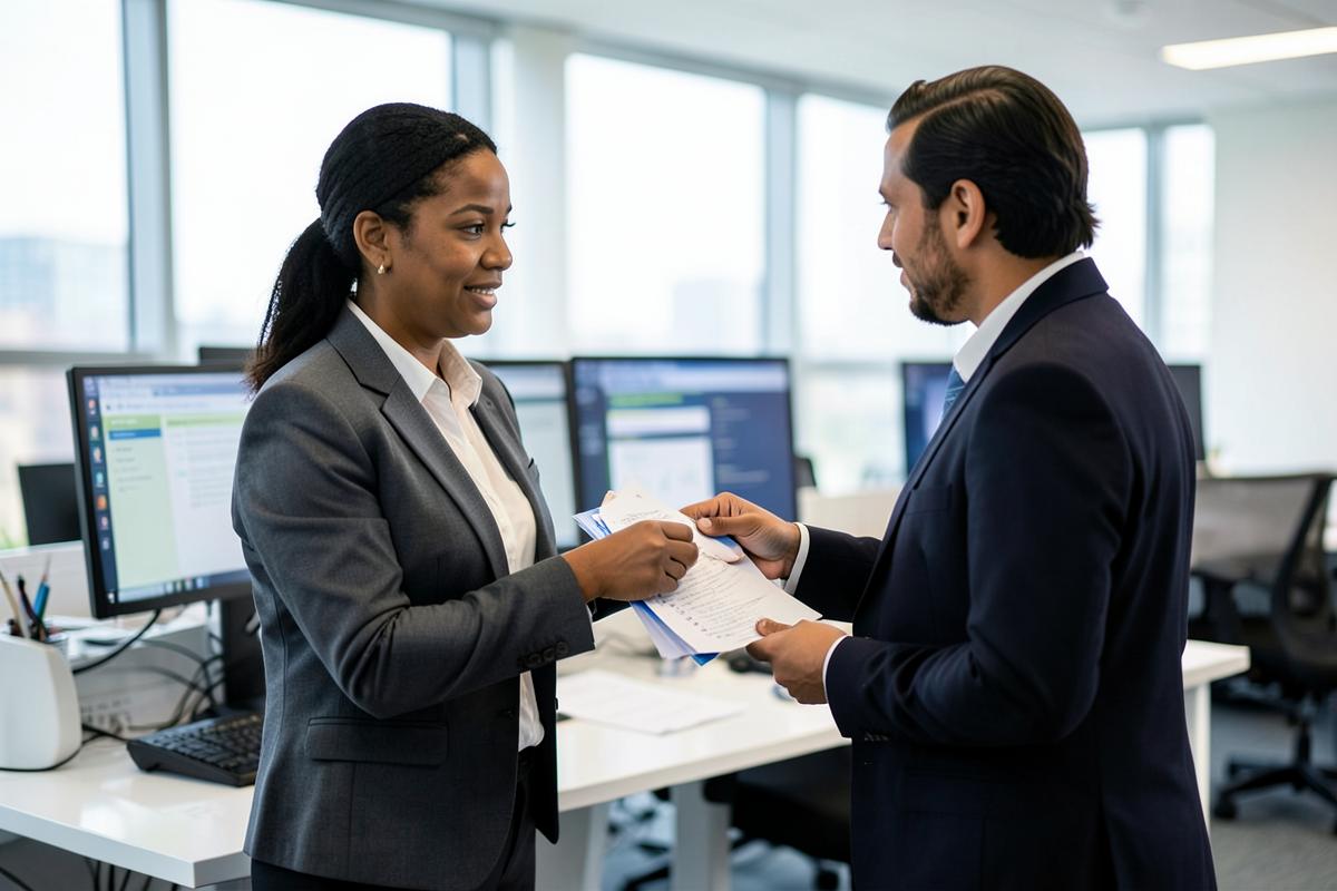 Caribbean professionals at work on sharepoint admin center for CHERUBIM